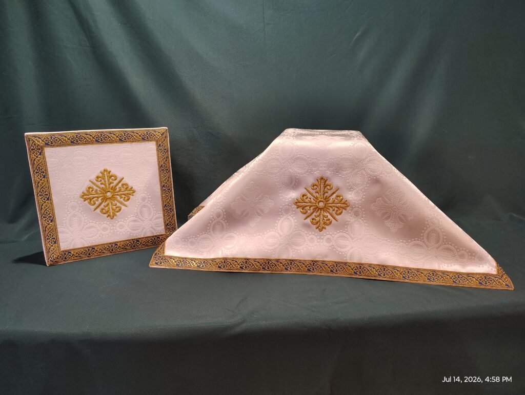 Red Roman Chasuble with Pelican Emblem (title) – Copy – Copy — photograph 3